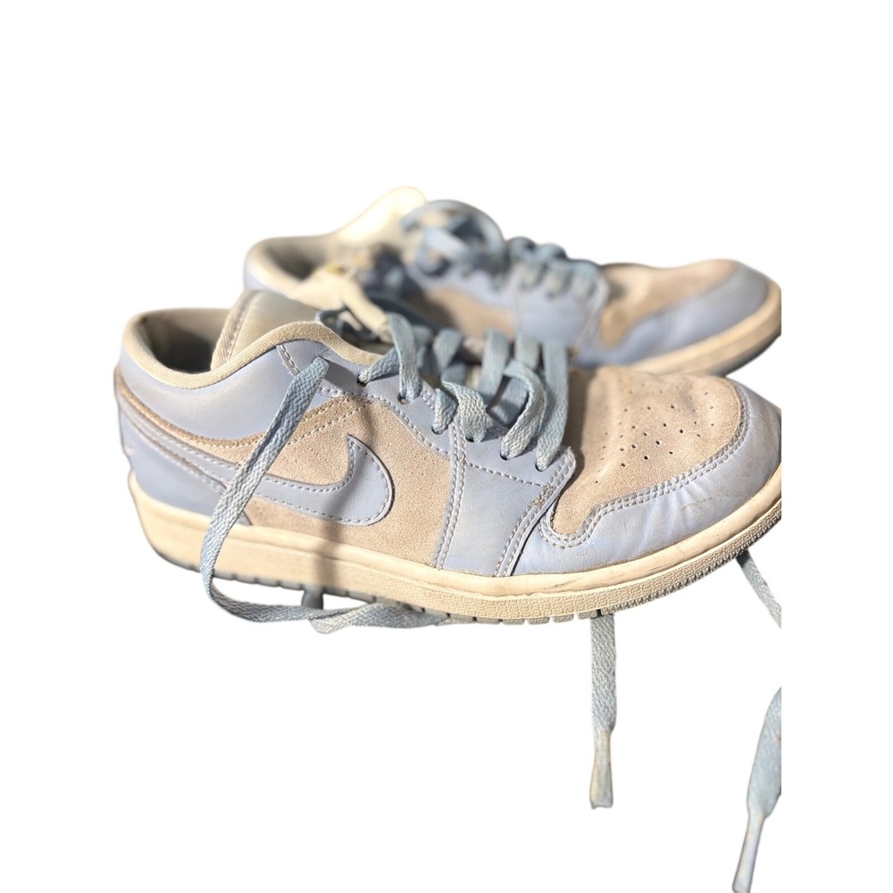 Air Jordan 1 Low Celestine Blue Sky Grey Sneakers DC0774-050 Womens Size 7